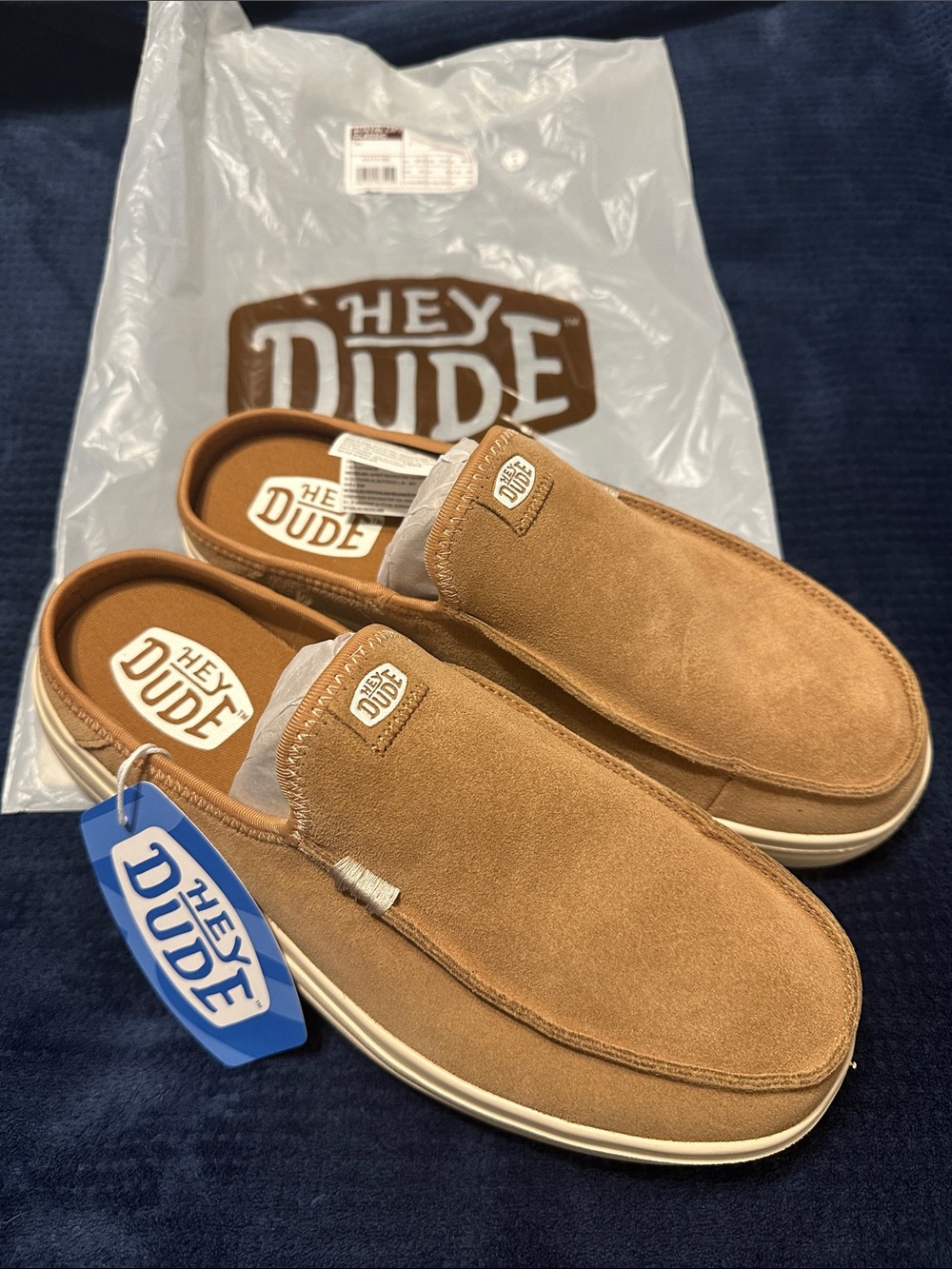 Hey Dude Women’s Tan Suede Slip-On Loafers - Picture 3 of 3